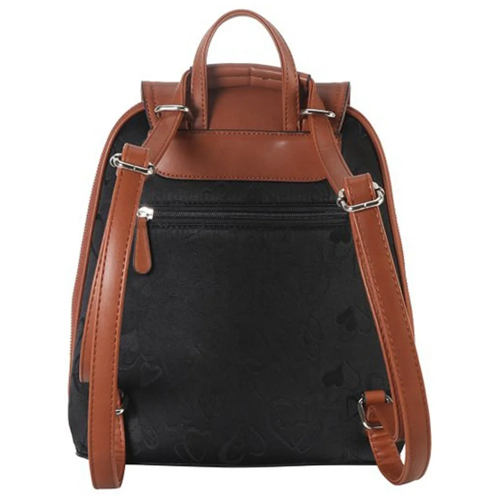 RIMEN & Co Brown Heart Embossed Backpack & Wallet - Picture 3 of 7